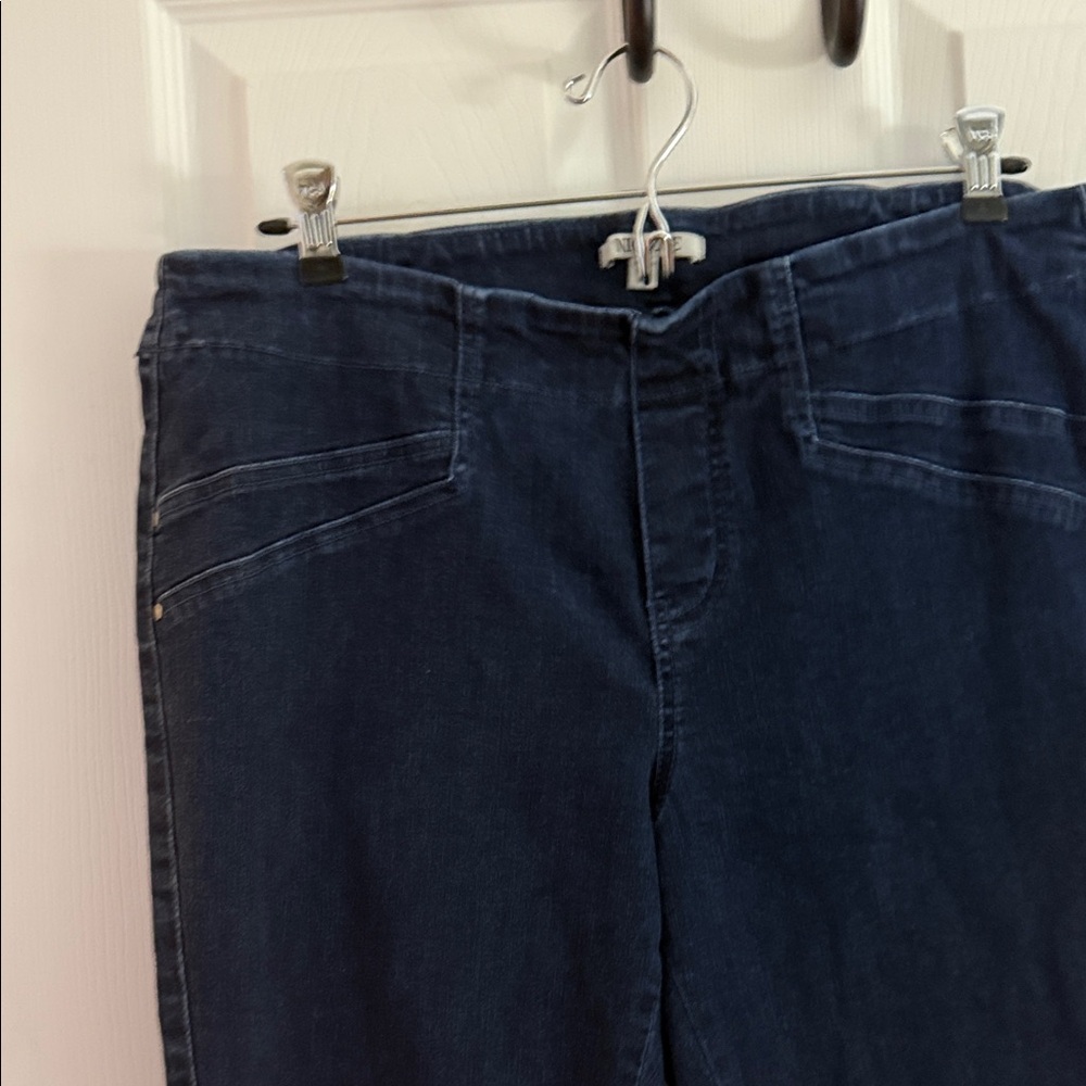 Nic & Zoe Slim Seams All Day Pull On Jeans Size 14 EUC